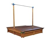 Sandkasten Mickey mit absenkbarem Dach Gaspo Holz
