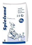 Hamann Mercatus GmbH Aktionsspielsand Spielsand Kinder Sandkasten Sand 25 kg - gesiebt & gewaschen - frei von Schadstoffen