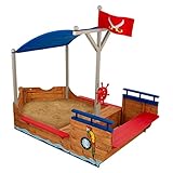 KidKraft 128 Piratenschiff Sandkasten, Naturfarben