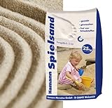 Hamann Spielsand Classic 25 kg Sack - Qualitäts Quarzsand - gesiebt - frei von Schadstoffen - gewaschen
